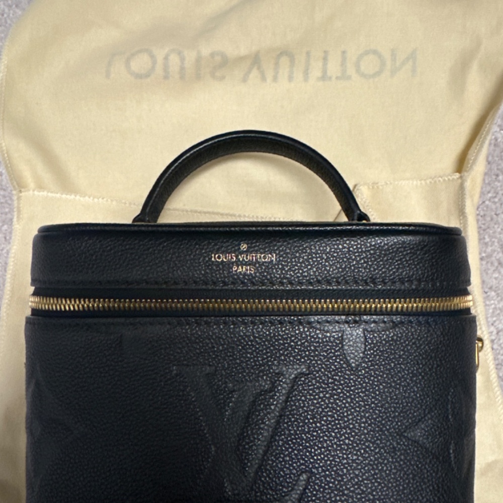 Louis Vuitton Vanity PM Black Monogram Empreinte Leather - Picture 7 of 12